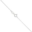 Silver Fancy Swirl Pendant And Chain 18" By Icesia