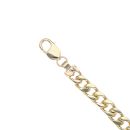 9ct Yellow Gold Curb ID Bracelet 9"