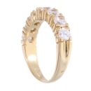 18ct Yellow Gold Cubic Zirconia Eternity Ring