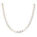 9ct Yellow Gold Square Curb Chain 16"