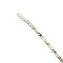 9ct Yellow Gold Greek Key Bracelet 7.5"