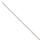 9ct White Gold 2.75ct Diamond Tennis Bracelet 7"