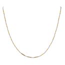 9ct Yellow and White Gold Beaded Chain 16"