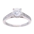 18ct White Gold 1.30ct Diamond Solitaire Ring