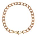 9ct Yellow Gold Curb Bracelet 8"
