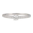 Sterling Silver Cubic Zirconia Stacking Ring