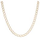9ct Yellow Gold Curb Chain 22"