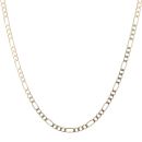 9ct Yellow Gold Figaro Chain 18"
