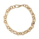 9ct Yellow Gold Fancy Bracelet 8.5"