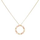 9ct Yellow and Rose Gold Vines Clogau Pendant and Chain 22"
