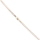 9ct Yellow Gold Square Curb Chain 16"