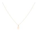 9ct Yellow Gold Opal Pendant And Chain 20"