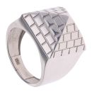 Silver Pyramid Ring By Icesia