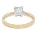 18ct Yellow Gold 0.60ct Diamond Solitaire Ring