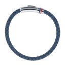 Unique & Co Navy Leather Bracelet