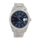 Rolex Custom Oyster Perpetual Date Pre Owned Watch Ref 15210