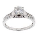 14ct White Gold 1.25ct Diamond Solitaire Ring