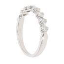 9ct White Gold 0.50ct Diamond Half Eternity Ring