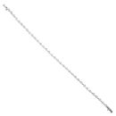 9ct White Gold 0.90ct Diamond Bracelet 7"