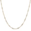 9ct Yellow Gold Twist Chain 20"