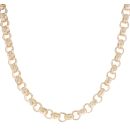 9ct Yellow Gold Patterned Belcher Chain 30"