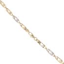 14ct Yellow And White Gold Elephant Chain 24"