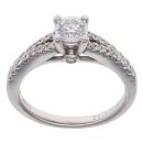 18ct White Gold 0.76ct Brilliant Cut Diamond Solitaire Ring
