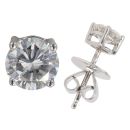 18ct White Gold 1.10ct Brilliant Cut Diamond Stud Earrings