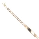 9ct Yellow Gold Anchor ID Bracelet 7.5"