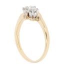 18ct Yellow Gold 0.50ct Brilliant Cut Diamond Trilogy Ring