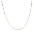 9ct Yellow Gold Square Link Curb Chain 18"