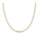 9ct Yellow Gold Double Curb Chain 20"