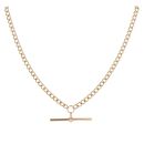 9ct Yellow Gold Albert T-Bar Chain 18"