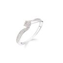 9ct White Gold 0.15ct Diamond Ring