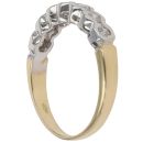 18ct Yellow Gold 0.35ct Brilliant Cut Diamond Half Eternity Ring