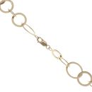9ct Yellow Gold Circle Chain 20"
