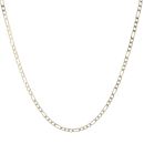 9ct Yellow Gold Figaro Chain 22"