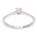18ct White Gold 0.13ct Diamond Solitaire Ring
