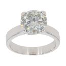 18ct White Gold 3.00ct Brilliant Cut Diamond Solitaire Ring