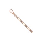 9ct Rose Gold Albert T-Bar Bracelet 7.5"