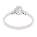 18ct White Gold 0.25ct Brilliant Cut Diamond Solitaire Ring