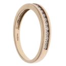 9ct Yellow Gold 0.33ct Brilliant Cut Diamond Eternity Ring