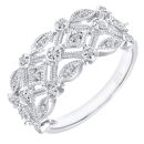 9ct White Gold Diamond Ring