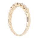 9ct Yellow Gold 0.25ct Brilliant Cut Diamond Five Stone Ring
