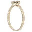 9ct Yellow Gold 0.20ct Champagne Diamond Cluster Ring