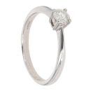 9ct White Gold 0.25ct Diamond Solitaire Ring
