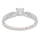 18ct White Gold 0.50ct Diamond Solitaire Ring