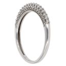 9ct White Gold 0.25ct Brilliant Cut Diamond Half Eternity Ring