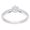 18ct White Gold 0.33ct Diamond Solitaire Ring