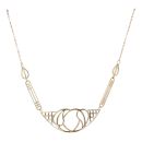 9ct Yellow Gold Rennie Mac Pendant And Chain 20"